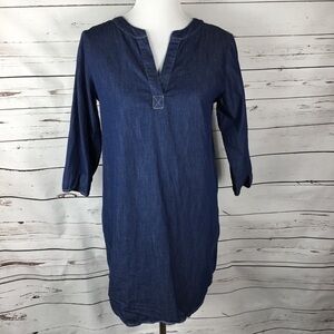 Glam American Made Chambray Dress‎ Size Small